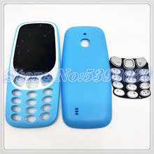 10Pcs/Lot New Full Housing For Nokia 3310(4G Version) Face Frame +Battery Cover Case+Keyboard 2024 - buy cheap