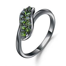 GEM'S BALLET 0.53Ct Natural Chrome Diopside Gemstone Ring 925 Sterling Silver Simple Vintage Rings for Women Gift Fine Jewelry 2024 - buy cheap