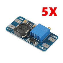 5PCS MT3608 DC-DC Step Up Converter Booster Power Supply Module Boost Step-up Board MAX output 28V 2A 2024 - buy cheap