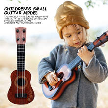 Brinquedo ukulele para crianças, brinquedo musical de guitarra pequena, instrumento de corda clássica, brinquedos educativos para bebês e crianças 2024 - compre barato