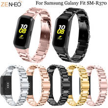 ZENHEO Stainless Steel Strap Watch Band For Samsung galaxy fit SM-R370 smart Wristband Bracelet High Quality Metal Watchstrap 2024 - buy cheap