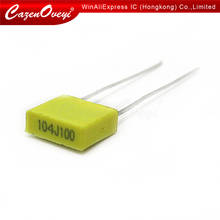 Capacitor de correção 100v104j 100nf 0.1uf 100v 104 104j, capacitor de plástico de polipropileno para segurança com 20 tamanhos, em estoque 2024 - compre barato