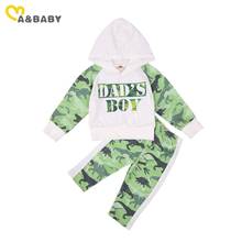 Ma & Baby-Conjunto de ropa de niño recién nacido, 0 a 3 años, Tops con capucha, pantalones de dinosaurio, trajes de otoño y primavera 2024 - compra barato