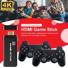 NEW 4K Ultra Video Game Console Dual GamePad for PS1/GBA  Retro TV Game Console Compatible 32GB 3000 Games Video Game Stick 2024 - buy cheap