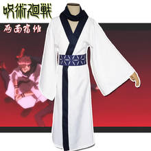 Fantasia cosplay do anime julongsu kaisen ryomen sukuna, traje adulto feminino, kimono hanfu, traje azul para halloween 2024 - compre barato