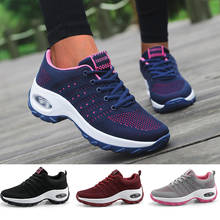 Женская спортивная обувь с воздушной подошвой, женские дышащие кроссовки, Прогулочные кроссовки для бега, плетеная обувь для отдыха 2024 - купить недорого