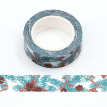 1 pc 15mm*10m Christmas pine needles Decorative Washi Tape DIY Scrapbooking Masking Tape School Office Supply 2024 - buy cheap