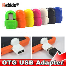 Cabo conversor colorido micro usb mini otg, adaptador conversor de dados para tablet pc para android sincronização de dados para pendrive teclado 2024 - compre barato