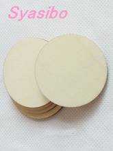 Пустые круглые большие деревянные диски 60 мм/70 мм, крашеные декоративные деревянные круглые диски «сделай сам»-CT1074C/D 2024 - купить недорого