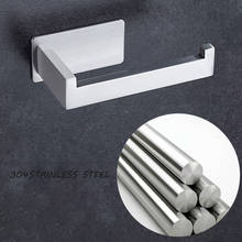 1PCS Self Adhesive Stainless Steel Kitchen Tissue Hanging Holder Bathroom Toilet Roll Paper Holder Towel Rack Cabinet Door Hook 2024 - buy cheap