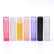 Frascos frascos de plástico para lábios, frascos vazios transparentes com 10 peças frascos de batom 5g 2024 - compre barato