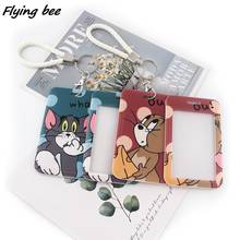 Flyingbee Rat Funny Cat Handheld And Portable ID Name Work Card Holder For Student Card Cover Business Card Couple Jewelry X1488 2024 - buy cheap