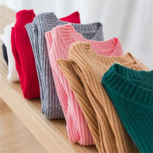 Suéter acanalado para bebé y niño, ropa de punto para otoño e invierno, Tops, Jersey de punto gris 2024 - compra barato