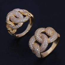 Bride talks-anillos de boda de Zirconia cúbica para mujer, joyería de compromiso nupcial, accesorios femeninos, venta al por mayor 2024 - compra barato