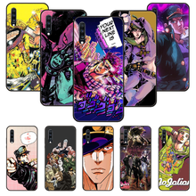 Funda de teléfono para Samsung Galaxy A, 50, 51, 71, 70, 7, 5, 10, 20, 30, 40, 41, 21 S, E, negra, 3D, JoJo's Bizarre Adventure, JoJo, Anime 2024 - compra barato