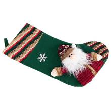 Santa Candy Socks Snowman Elk Doll Christmas Stockings Candy Socks Gifts Bag With Hanging Loops Xmas Tree Fireplace Decorations 2024 - buy cheap