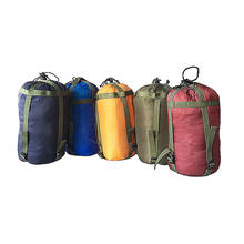 Saco de compressão de nylon, saco de dormir leve de compressão para mochila, caminhada e acampamento 2024 - compre barato