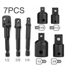 Sleeve Adapter Set 3pcs Steel Ball Posts with 4pcs Reducing Converters Drive Socket Adapters Ratchet Socket Wrench Adapter 2024 - buy cheap