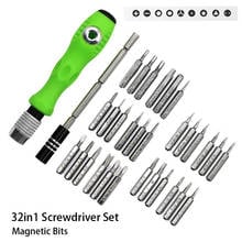 32 in 1 Mini  Precision Screwdriver Tool Set Magnetic Small Screwdriver for Phone Mobile iPad Camera Screwdriver Bit with Holder 2024 - buy cheap