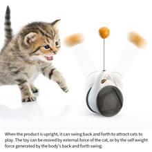 Juguete giratorio automático para gato, juguete interactivo con hierba gatera, modo giratorio, vaso divertido, suministros para gato, envío directo 2024 - compra barato