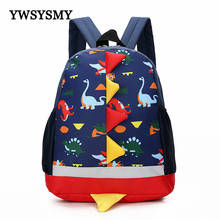Children School Bags Cute Cartoon Dinosaur Print Kids Bags Kindergarten Preschool Backpack for Boys Girls Baby School Bags 2024 - buy cheap