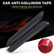 2Pcs Car Bumper Protector Guard Anti-Scratch Strips Rubber Tape Sticker Car Bumper Edge Protector Auto Styling Mouldings Sticker 2024 - buy cheap