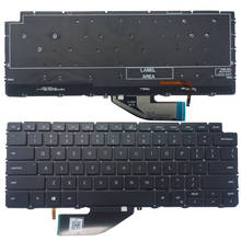 Keybpard-ordenador portátil de EE. UU., para Dell XPS 13 7390 2 en 1 con retroiluminación 04J7RW NSK-ET0BC PK132C91A00 4J7RW 2024 - compra barato