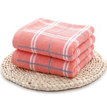 Новая Мода 2 цвета хлопок домашнее хлопковое мягкое супервпитывающее полотенце удобное Сенсорное полотенце 2024 - купить недорого