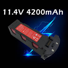 HIINST 11.4V 4200mAh Lipo Battery Drone Spare Parts For Hubsan Zino H117S High-quality drone upgrade accessories 2024 - buy cheap