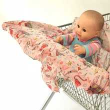 Cubierta para carro de compras plegable para bebé, carrito de compras para bebé, cubierta de protección para asiento de carrito, protección de asientos de seguridad para niño 2024 - compra barato