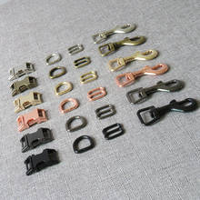 20 sets 15mm wholesale dog collar leash metal buckle D ring release belt buckle spring hook belt slider harness sewing accessory 2024 - buy cheap