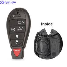 jingyuqin 6 Button Remote Smart Key Shell Blank For Chrysler Jeep Dodge Grand Caravan Durango Charger Journey Case Fob Cover 2024 - buy cheap