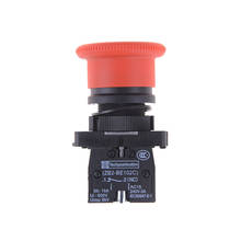 600V Red Mushroom Emergency Stop Switch XB2-ES542 22mm NC N/C Push Button Switch For Arcade Game Machine 10A 2024 - buy cheap