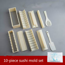 Molde de rollo de sushi de buque de guerra japonés hecho a mano, máquina de bolas de arroz de sushi de cocina casera, juego de herramientas de baguette de algas marinas 2024 - compra barato