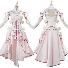 Sword Art Online Cosplay SAO Alicization Asuna Yuuki Cosplay Costume Dress For Girls Women 2024 - buy cheap