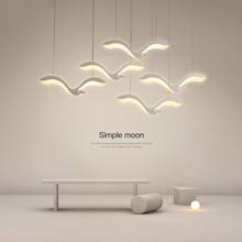 Modern creative Led Chandelie can be used in restaurant bar front kitchen chandelier personality seagull led chandelier 2024 - buy cheap