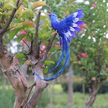 Cerca de 28cm vívido colorido penas pássaro modelo de brinquedo, polietileno artesanato, casa decoração jardim paisagem ornamento a1747 2024 - compre barato