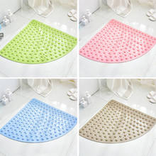 Fan-Shaped Shower Room Bathroom Non-Slip Mat 70cm Massage Type And Bubble Type Toilet Bath Foot Pad Toilet Household Shower Mat 2024 - buy cheap