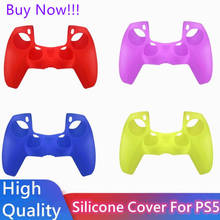 Silicone Gamepad Protective Cover Case For Sony Playstation 5 PS5 Game Controller Skin Guard Game Accessories 8 Colors 2024 - buy cheap
