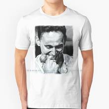 Camiseta 100% algodão puro tom hiddleston, tom hiddleston ator james conmes thomas sharpe 2024 - compre barato