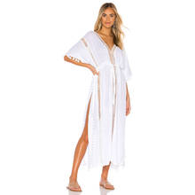 2022 Beach Dress Long Beach Cover up Vestido largo Verano Mujer Bathing suit Cover ups Beach Sarong Robe de Plage Tunic #Q939 2024 - buy cheap