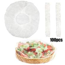 100PCS Disposable Food Cover Wrap Plastic Clear Dustproof Bowl Cover Food Fresh Keeping Sealed Film Bag Keeping Saver Bag 2024 - buy cheap