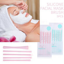 5PCS Professional Facial Mask Brush Mixing Brush Soft Silicone Facial Mask Brush Lady DIY Skin Facial Care Makeup Tool Makeup 2024 - buy cheap