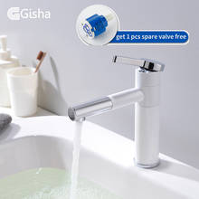 Gisha New Basin Faucet Contemporary Bathroom Faucet Painted Brass Single Handle Single Hole Hot and Cold Faucet Deck Tap 2024 - buy cheap