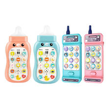 Juguetes De teléfono musical para niños y niñas, juguete educativo móvil iluminado 2024 - compra barato