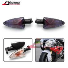 Motocicleta frente traseira turn signal indicator luz da lâmpada para triumph daytona tiger 800 1050 para aprilia smv 750 rs4 caponord 1200 2024 - compre barato