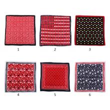 USA Star Stripes Print Bandana Square Scarf Unisex Cotton Sport Pocket Headband Headwrap Hip Hop Patriotic Wristband 2024 - buy cheap