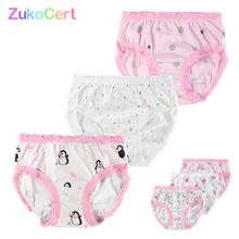 12 Pcs/Lot 100% Organic Cotton Girls Briefs Baby Underwear High Quality Kids Briefs Shorts Panties For Children's Clothes 2-8 y 2024 - buy cheap