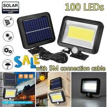 100 LED Solar Power PIR Motion Sensor Outdoor Garden Light Security Flood Lamp 2024 - buy cheap