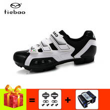 Sapatos de ciclismo profissional tiebao, sapatos masculinos de corrida, calçados de bicicleta de estrada, auto-travamento 2024 - compre barato